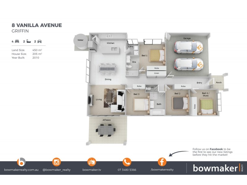 8 Vanilla Avenue, Griffin QLD 4503 Floorplan