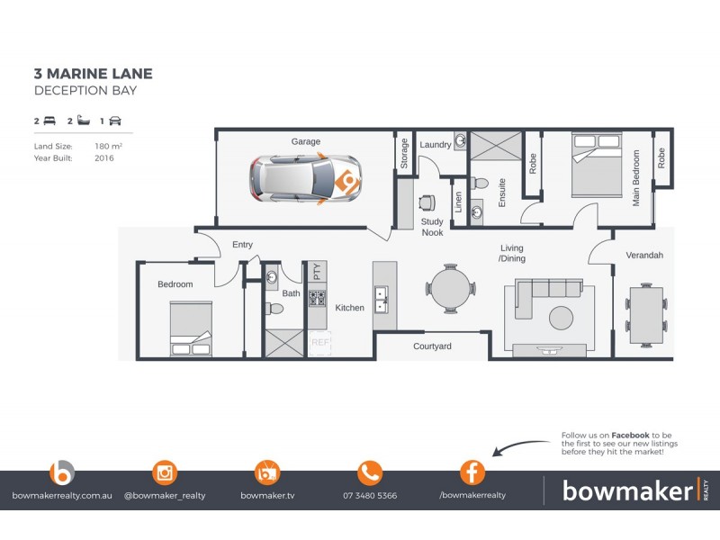 3 Marine Lane, Deception Bay QLD 4508 Floorplan