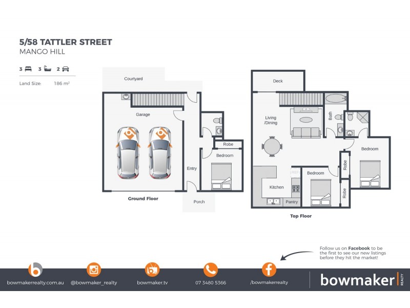 5/58 Tattler Street, Mango Hill QLD 4509 Floorplan