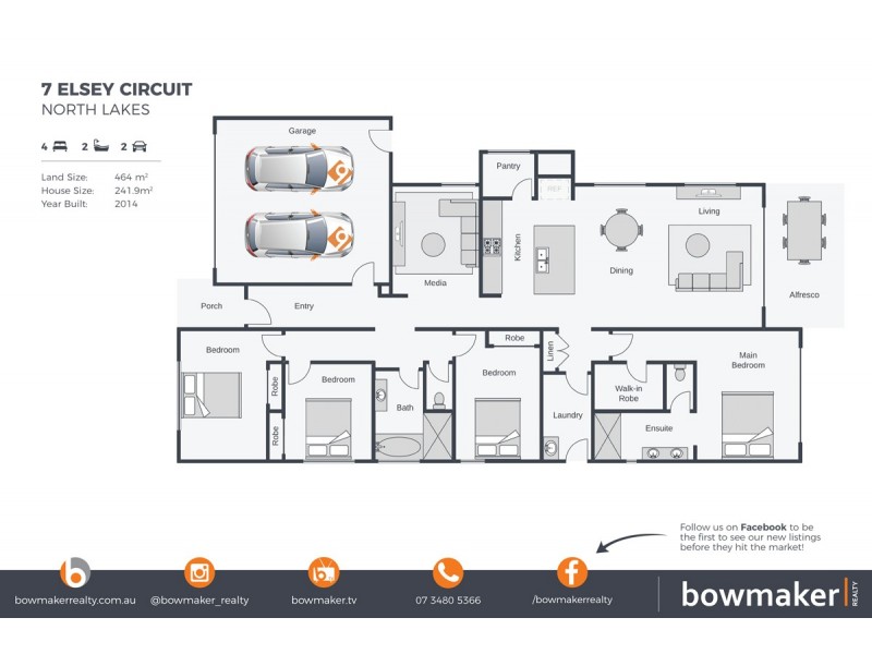 7 Elsey Circuit, North Lakes QLD 4509 Floorplan