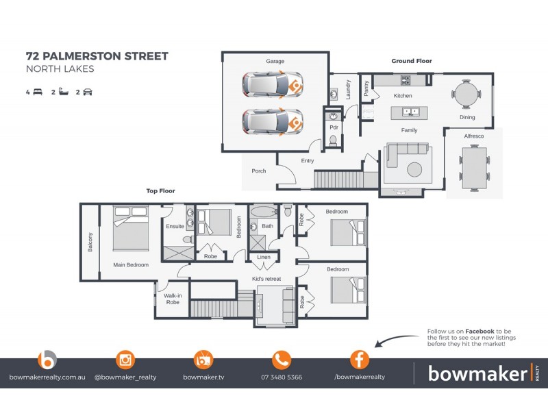 72 Palmerston Street, North Lakes QLD 4509 Floorplan