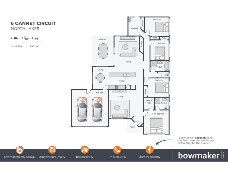6 Gannet Circuit, North Lakes QLD 4509 Floorplan