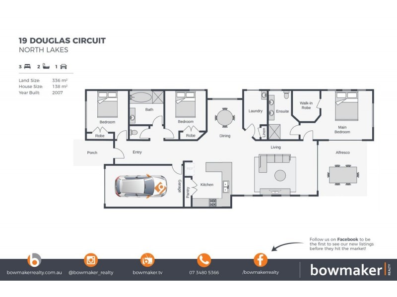 19 Douglas Circuit, North Lakes QLD 4509 Floorplan