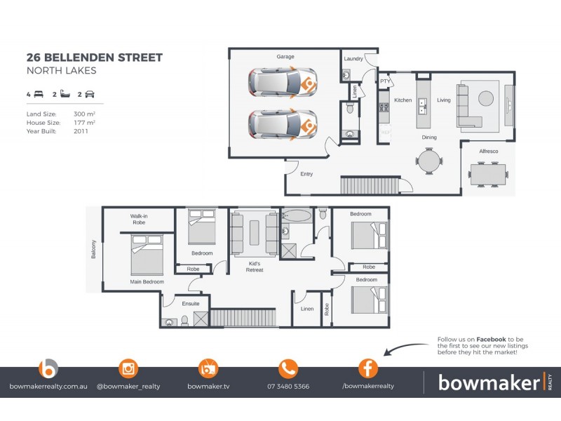 26 Bellenden Street, North Lakes QLD 4509 Floorplan