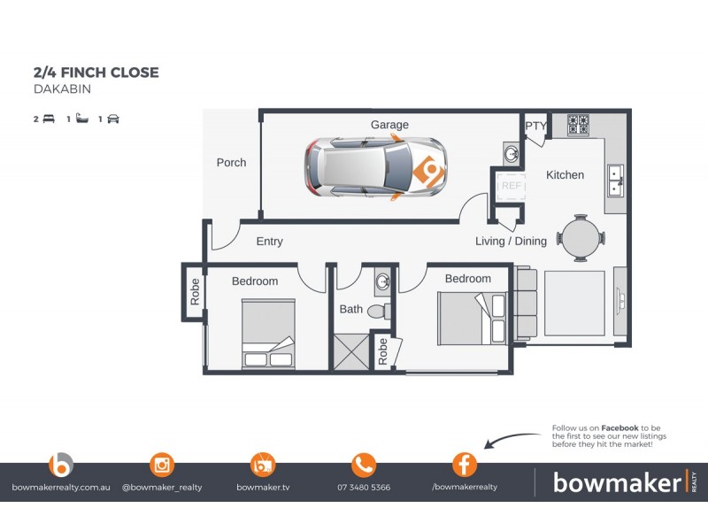 2/4 Finch Close, Dakabin QLD 4503 Floorplan