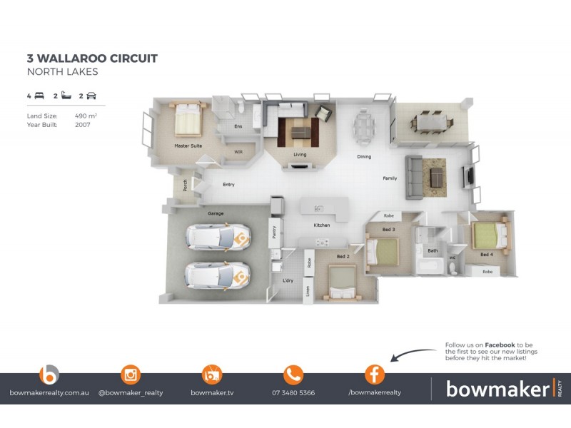3 Wallaroo Circuit, North Lakes QLD 4509 Floorplan