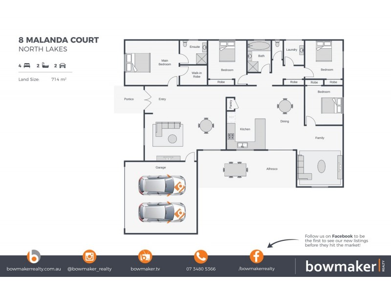 8 Malanda Court, North Lakes QLD 4509 Floorplan