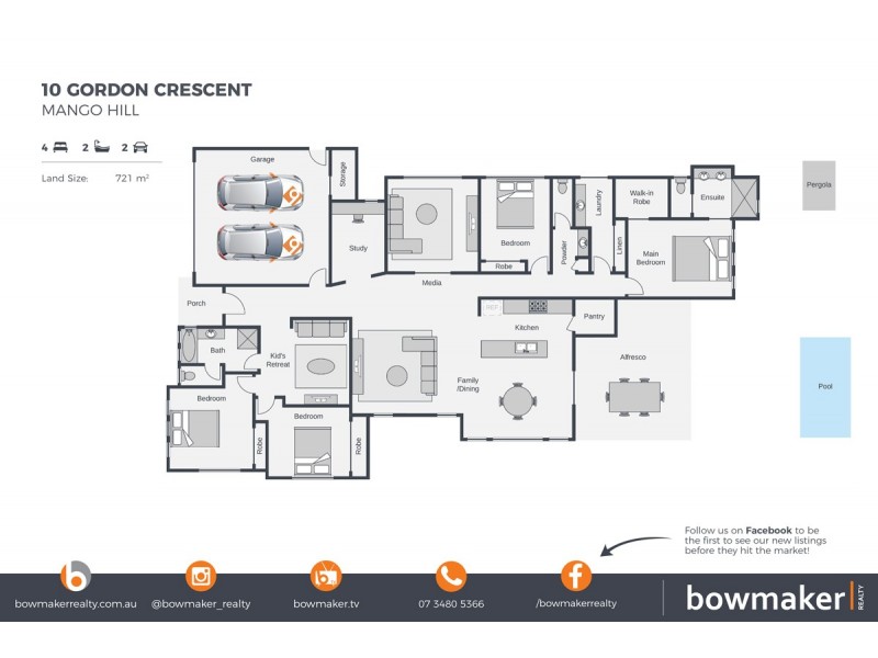 10 Gordon Crescent, Mango Hill QLD 4509 Floorplan