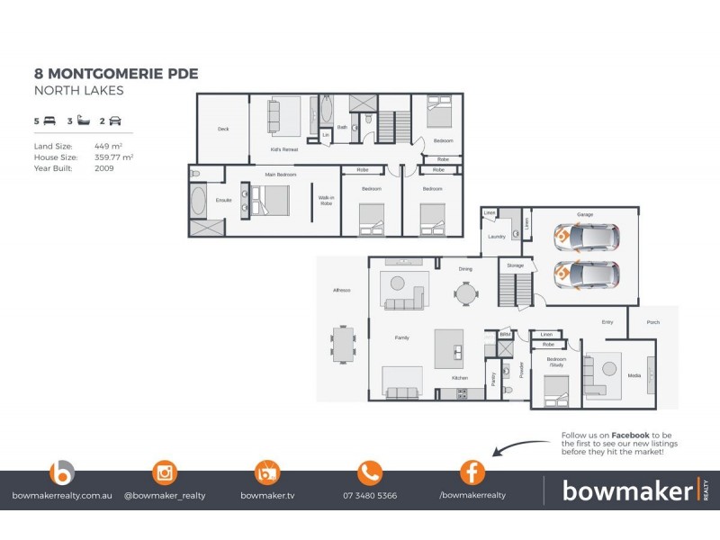 8 Montgomerie Parade, North Lakes QLD 4509 Floorplan