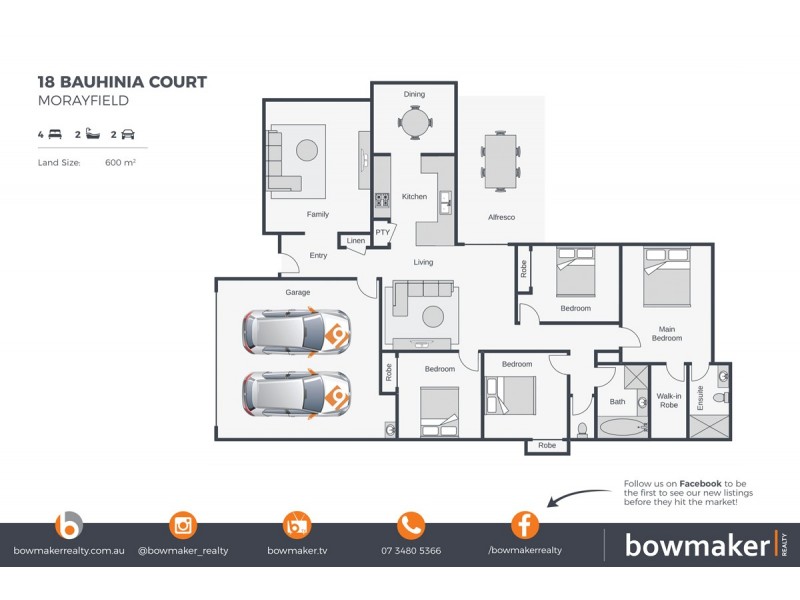 18 Bauhinia Court, Morayfield QLD 4506 Floorplan