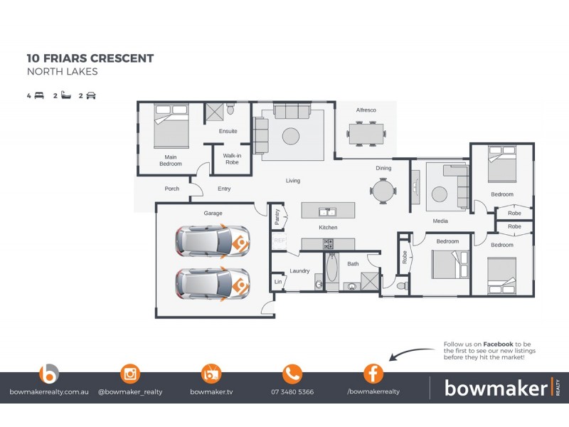 10 Friars Crescent, North Lakes QLD 4509 Floorplan