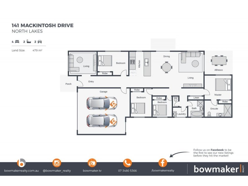 141 Mackintosh drive, North Lakes QLD 4509 Floorplan