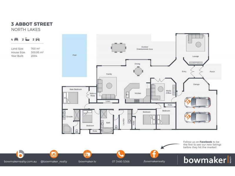3 Abbot Street, North Lakes QLD 4509 Floorplan