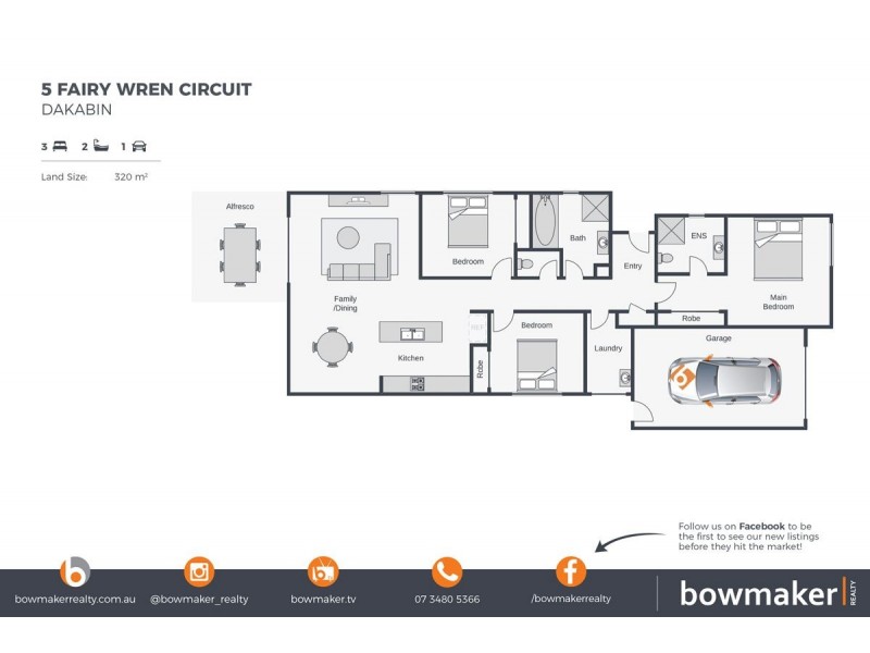 5 Fairy Wren Circuit, Dakabin QLD 4503 Floorplan