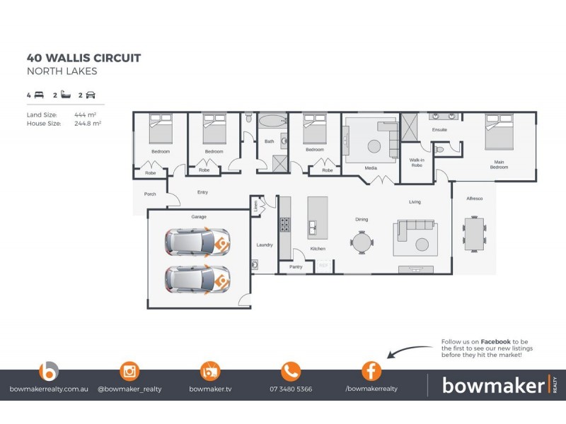 40 Wallis Circuit, North Lakes QLD 4509 Floorplan