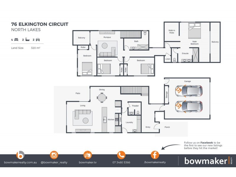 76 Elkington Circuit, North Lakes QLD 4509 Floorplan