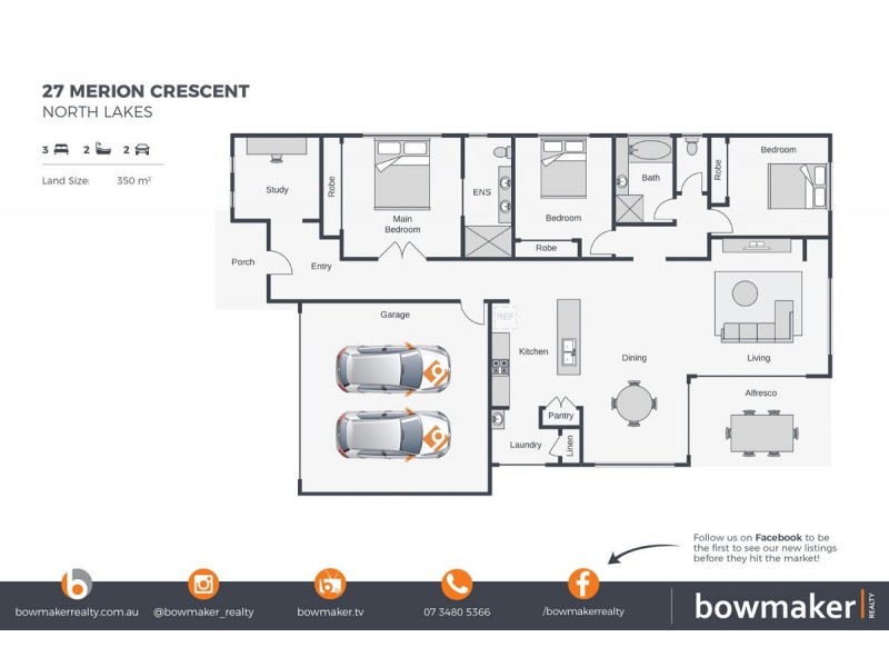 27 Merion Crescent, North Lakes QLD 4509 Floorplan