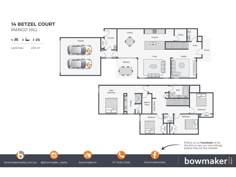 14 Betzel Court, Mango Hill QLD 4509 Floorplan
