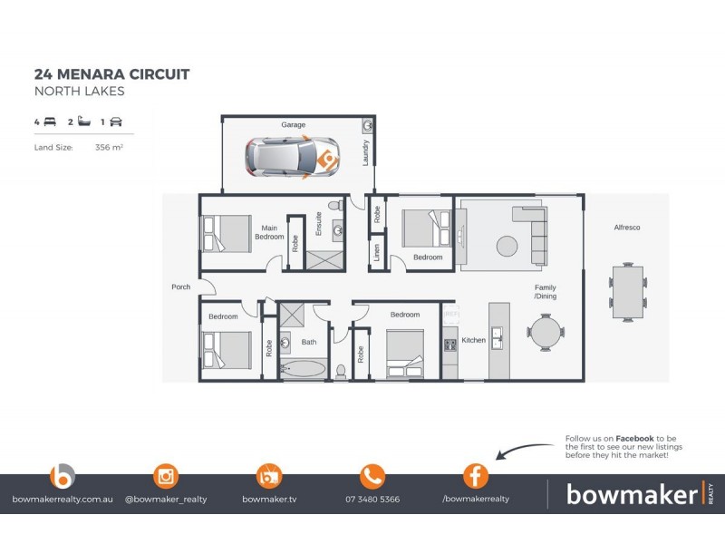 24 Menara Circuit, North Lakes QLD 4509 Floorplan