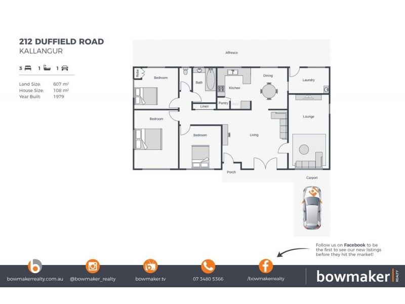 212 Duffield Road, Kallangur QLD 4503 Floorplan
