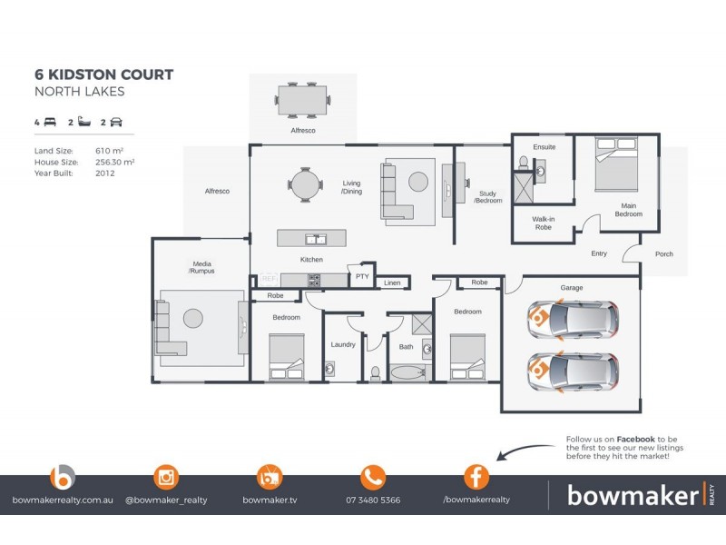 6 Kidston Court, North Lakes QLD 4509 Floorplan