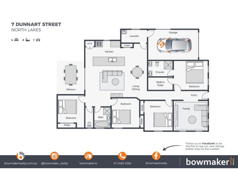 7 Dunnart Street, North Lakes QLD 4509 Floorplan