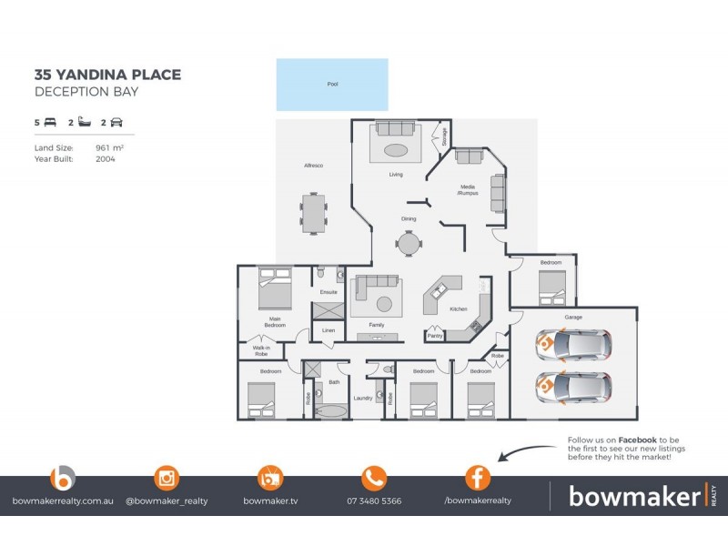 35 Yandina Place, Deception Bay QLD 4508 Floorplan