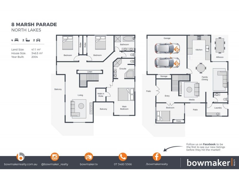 8 Marsh Parade, North Lakes QLD 4509 Floorplan