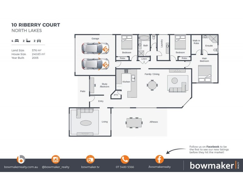 10 Riberry Court, North Lakes QLD 4509 Floorplan