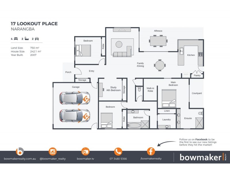 17 Lookout Place, Narangba QLD 4504 Floorplan