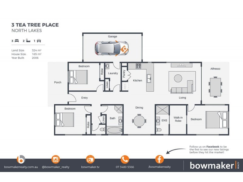 3 Tea Tree Place, North Lakes QLD 4509 Floorplan