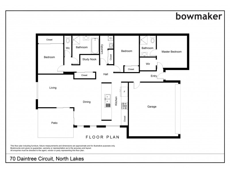 70 Daintree Circuit, North Lakes QLD 4509 Floorplan