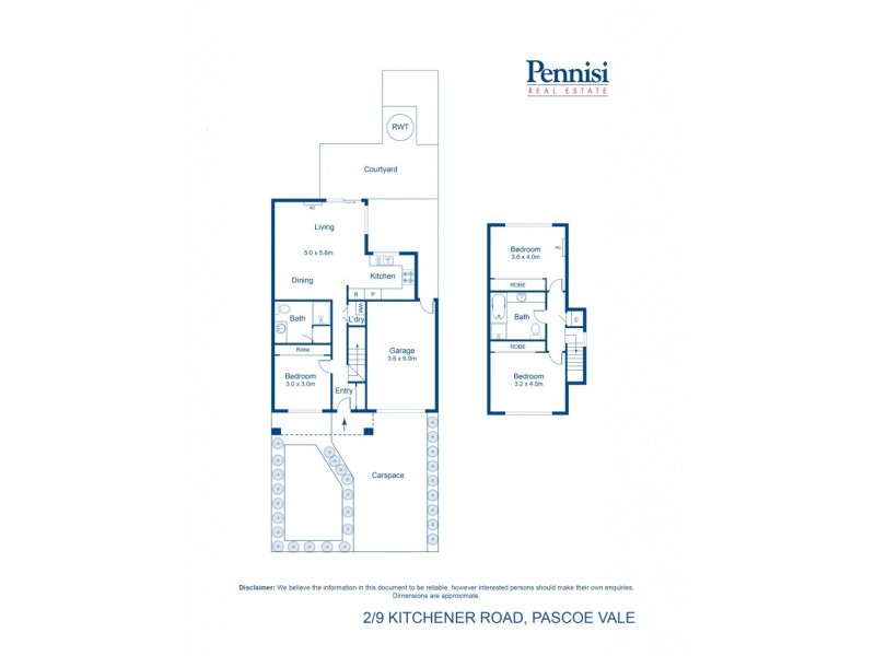 2/9 Kitchener Road, Pascoe Vale VIC 3044 Floorplan