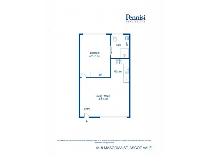 4/18 Mascoma Street, Ascot Vale VIC 3032 Floorplan