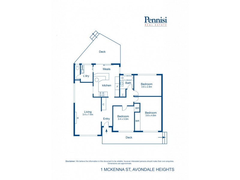 1 McKenna Street, Avondale Heights VIC 3034 Floorplan