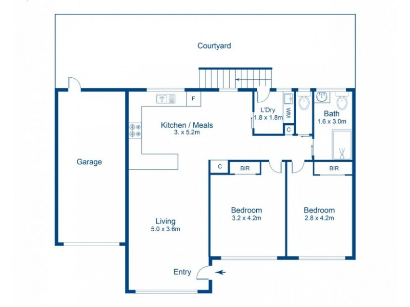 3/27 Ballater Street, Essendon VIC 3040 Floorplan