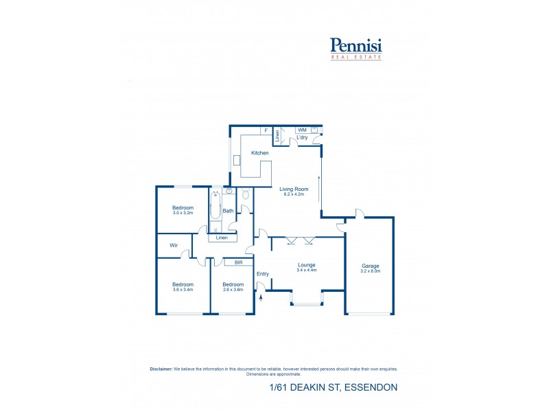 1/61 Deakin Street, Essendon VIC 3040