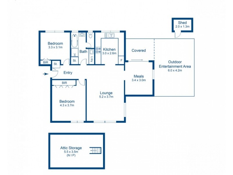 6/63a Park Street, Moonee Ponds VIC 3039 Floorplan