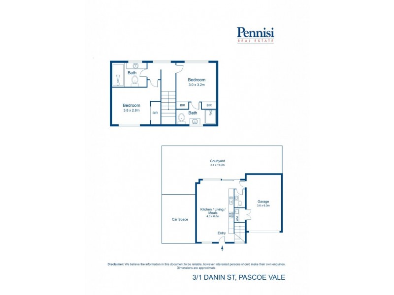 3/1 Danin Street, Pascoe Vale VIC 3044 Floorplan