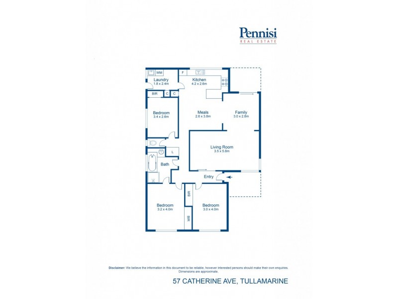 57 Catherine Ave, Tullamarine VIC 3043 Floorplan