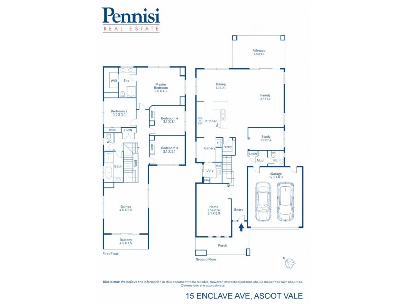 15 Enclave Avenue, Ascot Vale VIC 3032 Floorplan