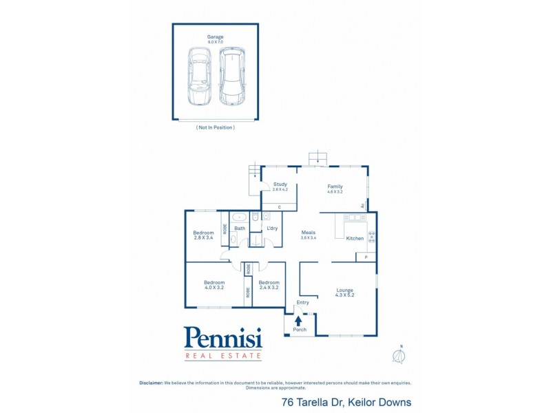 76 Tarella Drive, Keilor Downs VIC 3038 Floorplan