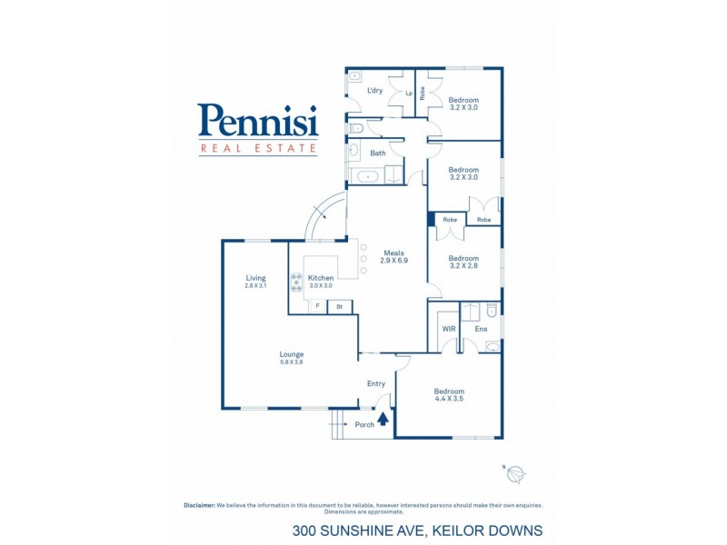 300 Sunshine Avenue, Keilor Downs VIC 3038 Floorplan