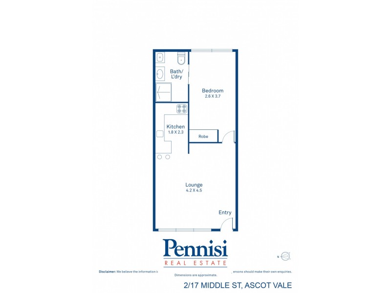 2/17 Middle Street, Ascot Vale VIC 3032