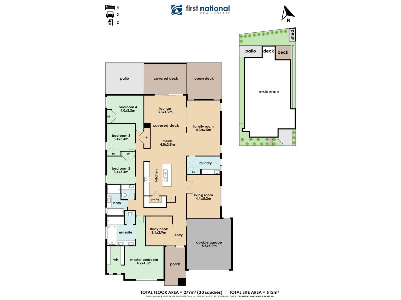 12 Bushman Way, Lynbrook VIC 3975 Floorplan