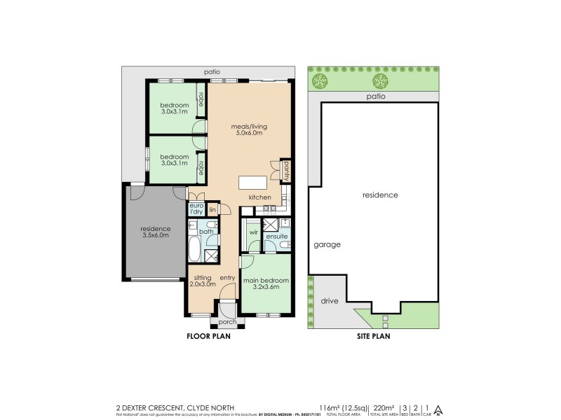 2 Dexter Crescent, Clyde North VIC 3978 Floorplan
