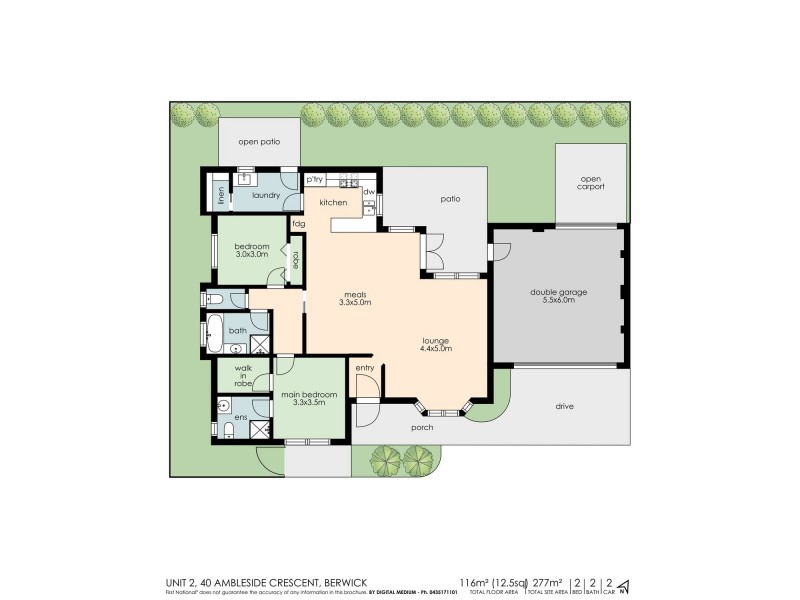 2/40 Ambleside Crescent, Berwick VIC 3806 Floorplan