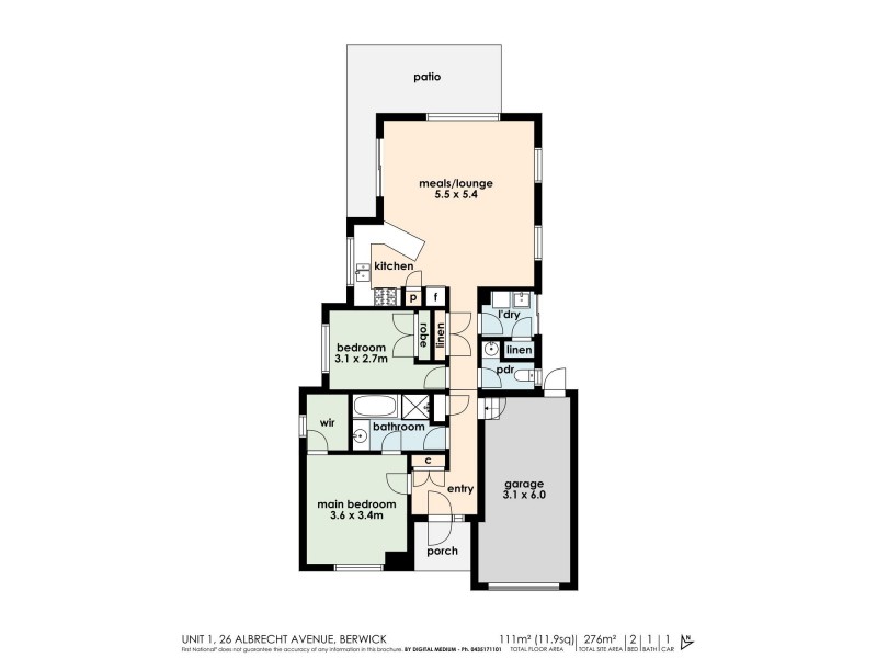 1/26 Albrecht Avenue, Berwick VIC 3806 Floorplan