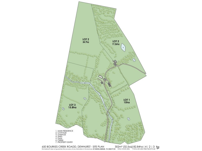 650 Bourkes Creek Road, Dewhurst VIC 3808 Floorplan