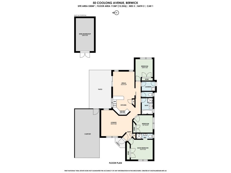 50 Coolong Avenue, Berwick VIC 3806 Floorplan